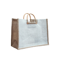 Sacs fourre-tout en jute faits main sur mesure avec poignées longues et bandoulières, réutilisables, écologiques, multi-usages pour le shopping et les cadeaux