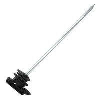 Aislante de poste de madera Offset, valla eléctrica de plástico, tornillo, gran oferta