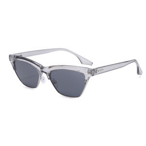 Gafas de sol de dos colores para mujer, anteojos de sol femeninos con gradiente, montura de Metal, Cateye - Product Image 4