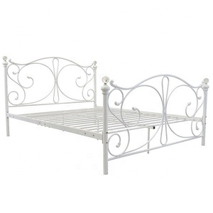 Testa del <span class=keywords><strong>letto</strong></span> dal design semplice e bello alla moda con acciaio a sfera di cristallo con struttura verniciata a polvere <span class=keywords><strong>letto</strong></span> in <span class=keywords><strong>ferro</strong></span> battuto di fabbricazione cinese - Product Image 4