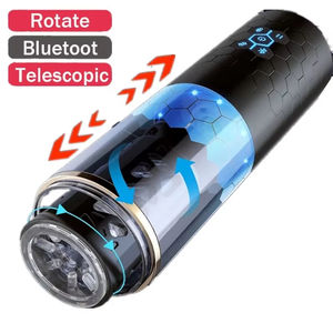 Máquinas Sexuales, Juguetes para Hombres, Manos Libres, Erótico, Telescópico, Rotación, Masturbador de Succión, Copa Vaginal, Vagina de Bolsillo, Ejercicio de Pene para Adultos - Product Image 1