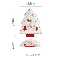 Ensemble de vaisselle de Noël très vendu, assiette, bol, plat à assaisonnement, vaisselle en céramique, design Père Noël, bol, tasse, jetable