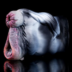 Двухканальный ручной мастурбатор в форме собаки животного телескопическая вставка во влагалище функция самолета чашка шок секс-игрушка для взрослых мужчин Yc - Product Image 6