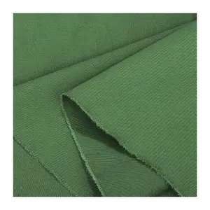 China supplier peach 100% cotton 130*70 2/1 twill 150GSM dyed for trousers dust coat uniform workwear fabric