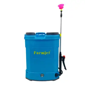 Farmjet 16L / 18L / 20L High Pressure Agricultural Machinery Double Motor Knapsack Agricultural Electric Sprayer With Battery