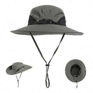 <b>Sun</b> <b>Men</b> Women Waterproof Wide Birm Bucket Protection Boonie <b>Hat</b> Tiene Heeft Kappe for Fishing Hiking Garden Beach - Product Image 1