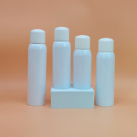 Flacon pulvérisateur en PET en forme d'œuf de 100 ml, 150 ml, 180 ml avec bouchon à pression, rechargeable, pour crème solaire, brume hydratante, emballage cosmétique