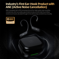 Écouteurs HiFi KZ AN01 Câble de mise à niveau sans fil Bluetooth 5.4 Écouteurs filaires à faible latence Module Bluetooth pour Castor ZAR ZSXPRO