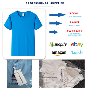 T-shirt Vierge en Gros Personnalisé 100 % Coton, Impression de Logo pour Hommes, T-shirts Unis Imprimés Blancs et Noirs - Product Image 6