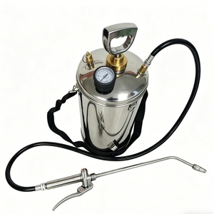 Pulvérisateur à pression manuelle en acier inoxydable 6L pour le contrôle des parasites et le jardinage - Product Image 2