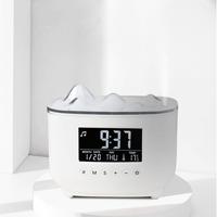 Diffuseur d'arômes ultrasonique Snow Mountain 0,5L, humidificateur d'huiles essentielles, petit diffuseur pour la maison et le commerce, horloge numérique colorée, à brancher, pour hôtel