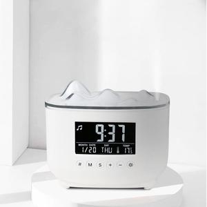 Snow Mountain 0.5L Aroma Humidifier <b>Diffuser</b> Essential <b>Oil</b> Small Household Colorful Digital Clock Plug-In Hotel Desktop 36dB - Product Image 5