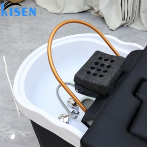 KISEN Nouveau Design Lit de Spa Capillaire et de Moxibustion Durable, avec Bol de Lavage et Bain de Pieds, pour Salons Thaïlandais et Japonais - Product Image 2