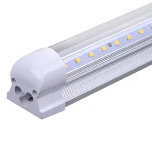 Tubo de retrofit LED 160lm/w 3ft 4ft 5ft 8ft 2700K 3000K 4000K 6500K Substituir 120mm 150mm 24W 36W T5/T8