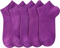 OEM personnalisable femmes de haute qualité poids léger couleur pastel bambou cheville respirant anti-dérapant robe ski 5 paires pack printemps
