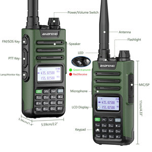 Radio Bidireccional Baofeng UV-13 Pro 10W GMRS con Radio FM, Copia <span class=keywords><strong>de</strong></span> Frecuencia Inalámbrica, Escáner UHF VHF, Walkie Talkie <span class=keywords><strong>de</strong></span> Doble Banda - Product Image 3