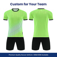 Réplica de Camiseta de Fútbol Personalizada, Sublimada, de Malla de Poliéster con Logotipo, Nombre y Número, Camiseta de Fútbol OEM al por Mayor