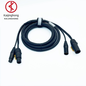 Câble <span class=keywords><strong>hybride</strong></span> professionnel OEM <span class=keywords><strong>XLR</strong></span> 3P Contrôle de la lumière Powercon True1 Câble DMX/signal/microphone - Product Image 3