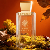 Botol Parfum Mewah Merek Byron Grosir Produsen Logo Kustom 100ml Pompa Kaca Semprot Cetak Sablon