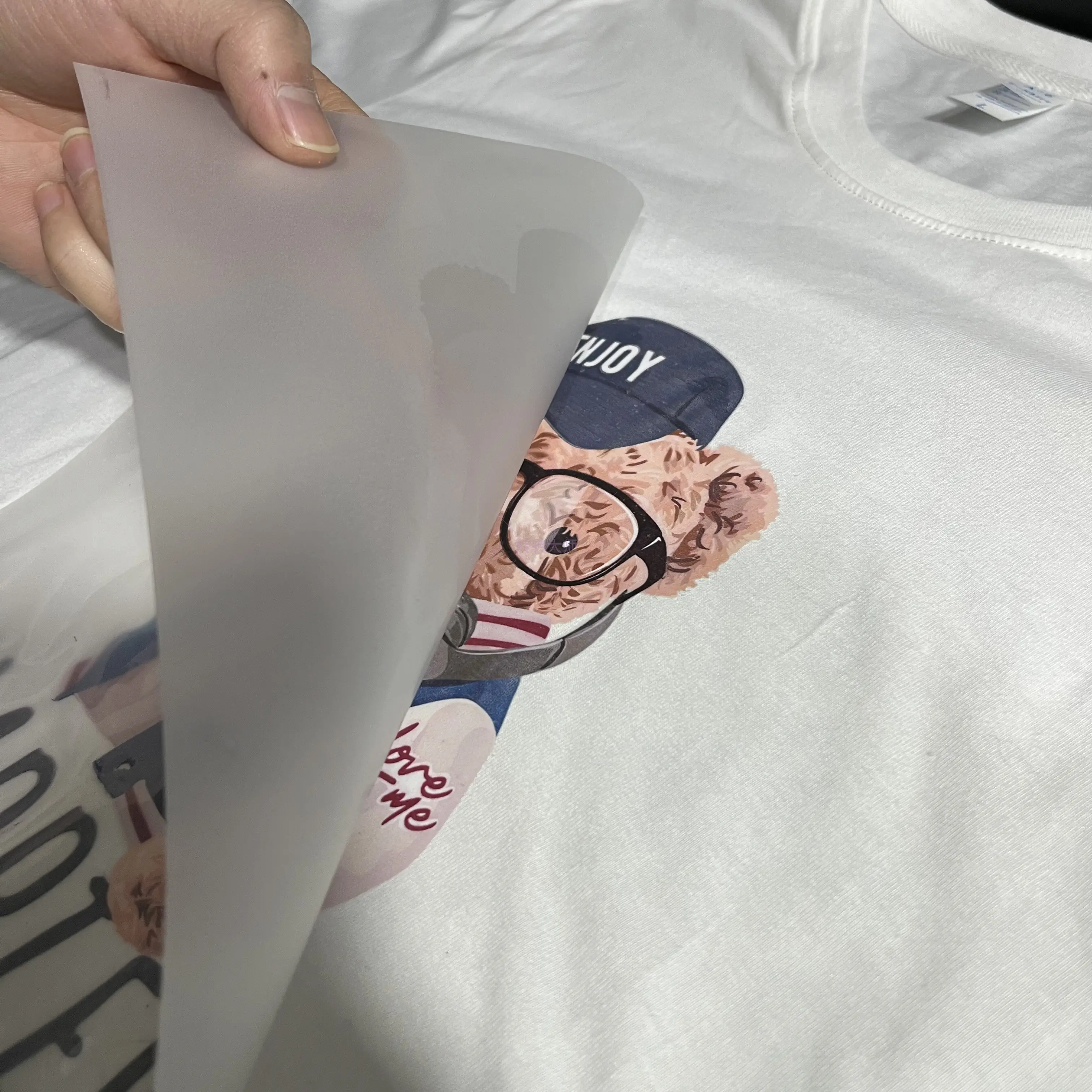 カスタムDtfはTシャツのために押す準備ができて印刷ラベルを転送します衣服のための卸売Dtf熱転写印刷ラベル