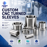Bague à bride en acier inoxydable usinée CNC de précision, manchon étagé, pièces tournées pour arbre de moteur de pompe, certifiées OEM ISO9001