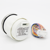 Indicateur de niveau de réservoir d'eau 52 mm en acier inoxydable 316 avec piston noir pour caravane et camping-car 9-32V CN;GUA
