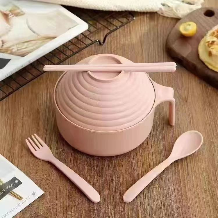 Nordic Pink [Bols de nouilles instantanées et vaisselle] Sac OPP
