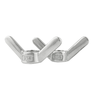 Écrous à oreilles en acier inoxydable 304, forme corne de mouton, à prise facile, pour assemblage rapide, M6-M20, écrou métrique à serrage manuel - Product Image 3