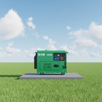 Générateur mobile 10KVA 5KW XGY-10 monophasé 400V/230V/220V 50/60Hz 24V DC, démarrage à froid, refroidissement par eau, 1800 tr/min, haute efficacité, AVR