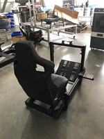 Siège de simulateur de course DIY personnalisé en usine, profil en aluminium 4080, simulateur de conduite automobile, cockpit de simulation de course