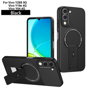 Coque antichoc à chargement magnétique sans fil Lichicase pour vivo V70 S50 Y05 Y11D avec texture fibre de carbone - Product Image 2