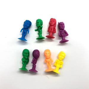 Özel toptan 28 32mm 1 inç Gashapon kapsül oyuncaklar renkli Stikeez TPR oyuncak heykelcik için emme banyo yaş 5-7 yıl - Product Image 5