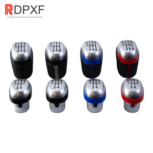 Pour Renault <span class=keywords><strong>Megane</strong></span> MK4 BFB 2016 et suivants, Kadjar 2015-<span class=keywords><strong>2022</strong></span>, Talisman 2015-<span class=keywords><strong>2022</strong></span>, pommeau de levier de vitesse manuel en cuir perforé 5 ou 6 vitesses - Product Image 1