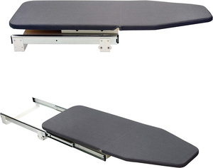 HNOSS Planche à <span class=keywords><strong>repasser</strong></span> rétractable en bois pour placard Planche à <span class=keywords><strong>repasser</strong></span> murale réglable et pliante - Product Image 5