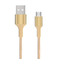 Kabel USB Micro 2.4A Pengisian Cepat High Speed USB 2.0 untuk Transfer Data dan Pengisian Daya Ponsel