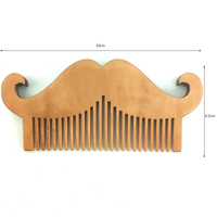 Ensemble peigne et brosse à cheveux en bois Vbatty - Peigne à double tête à dents larges pour démêler et lisser les cheveux