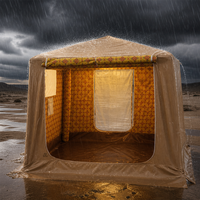 Tente de Glamping Gonflable Portable en Gros Direct Usine, Personnalisable avec Logo OEM, Tente Cabine Gonflable en PVC Oxford Imperméable à Montage Rapide et Automatique