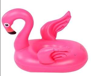 Phổ biến phim hoạt hình hình dạng động vật PVC bơi vòng thuyền Float Flamingo vịt Inflatable bé sơ sinh bơi Float vòng cho 3-6 tuổi - Product Image 6