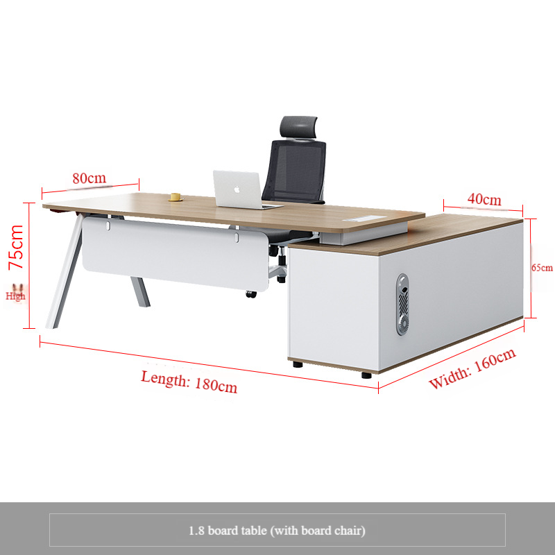 Bureau + chaise 1,8 m