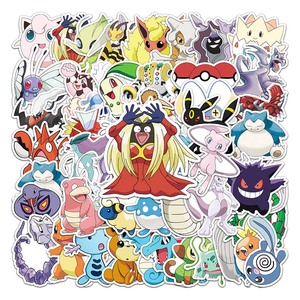 50pcs haute qualité téléphone portable découpé auto-adhésif vinyle PVC <span class=keywords><strong>Manga</strong></span> autocollant impression Anime autocollants - Product Image 5