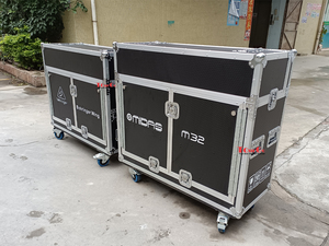 Factory Price Compact Hydraulic Flip Flight Road Console <strong>Mixer</strong> Case for <strong>Behringer</strong> X32 Wing Lightweight Made of Aluminum Plywood - Product Image 5