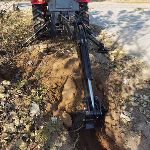 Frete Grátis Trator 4x4 com Motor a Diesel CE EPA, Trator de Roda Pequeno e Barato para Agricultura 4WD com Carregador Frontal e Retroescavadeira - Product Image 5