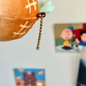 Bambola Cartoon Uomo Pane, Orsacchiotto di Peluche Carino con Materiale Super Morbido, Imbottitura in Cotone PP, Ciondolo Ribaltabile e da Borsa - Product Image 6