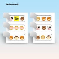 Billets à gratter à déchirure facile sur 3 fenêtres, thème personnalisé, carte de jeu à gain immédiat avec impression CMYK sur papier offset et carton