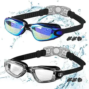 UV koruma hiçbir sızıntı su geçirmez yüzmek gözlük fonksiyonel tasarım rekabetçi yüzme gözlükleri