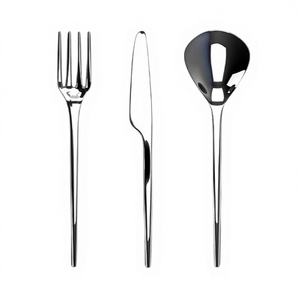 Ensemble de couverts en acier inoxydable de qualité supérieure pour restaurants et fêtes |   Vaisselle durable et écologique - Product Image 1