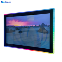 Nuevo Monitor Táctil con Iluminación LED Dinámica Digital, Interfaces HMI USB y Serial para Modo Retrato y Paisaje, Máquina de Juegos
