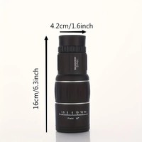 Telescopio Monocular Profesional de Alta Definición 10X42 para Exteriores, Portátil, de Alta Potencia, Suministro Directo del Fabricante