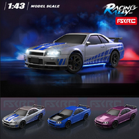 HB TOYS RP4301 RP4312 Voiture RC de drift 4x4 1/43 RTR avec gyroscope ESP, 20 km/h, télécommande proportionnelle 2,4 GHz, roues de drift remplaçables