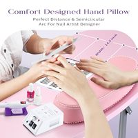 Table de Manucure Professionnelle de Haute Qualité pour Salon de Beauté et SPA – Poste de Travail pour Nail Art